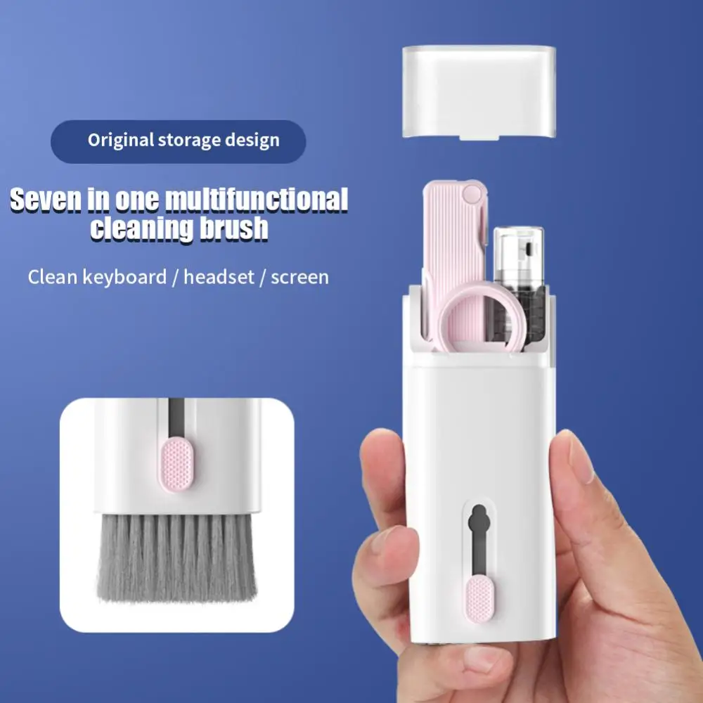 Brush Kit Wireless Earphone Cleaner Brush Multifunction Earbuds Cleaning Pen Keycap Puller Mobile Phone Dust Brushes 7-in-1
Brush Kit Wireless Earphone Cleaner Brush Multifunction Earbuds Cleaning Pen Keycap Puller Mobile Phone Dust Brushes 7-in-1