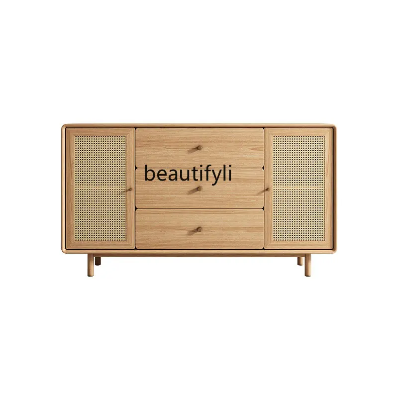Japanese Rattan Entrance Cabinet Modern Minimalist Solid Wood Dining Storage Cabinet Living Room Tea Cabinet furniture
Japanese Rattan Entrance Cabinet Modern Minimalist Solid Wood Dining Storage Cabinet Living Room Tea Cabinet furniture