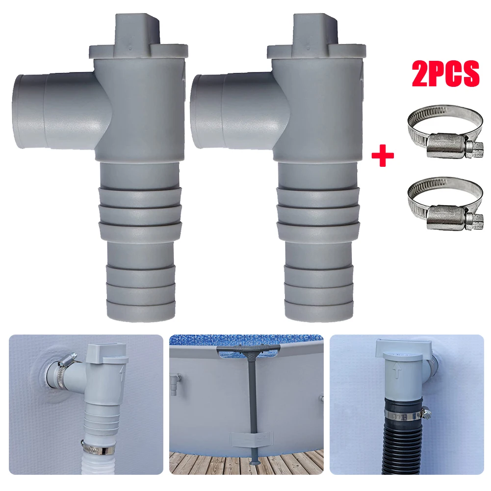 PVC Pool Filter Pump Adapter Sets Durable On/Off Plunger Valve for 32mm Pipe Hose Leak Proof Sealed Replacement for Outdoor Pool
PVC Pool Filter Pump Adapter Sets Durable On/Off Plunger Valve for 32mm Pipe Hose Leak Proof Sealed Replacement for Outdoor Pool