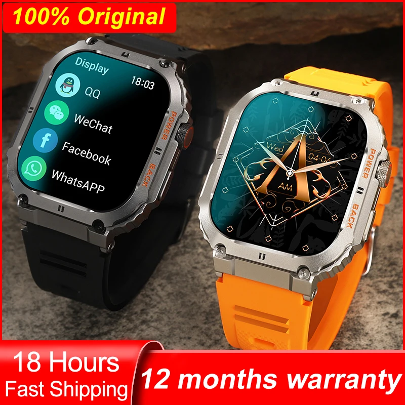 K57 Pro Smart Watch Men 1.96 IPS 400mAh Heart Rate Monitor Blood Oxygen IP68 Waterproof Outdoor Timer Weather Sport Smartwatch
K57 Pro Smart Watch Men 1.96 IPS 400mAh Heart Rate Monitor Blood Oxygen IP68 Waterproof Outdoor Timer Weather Sport Smartwatch