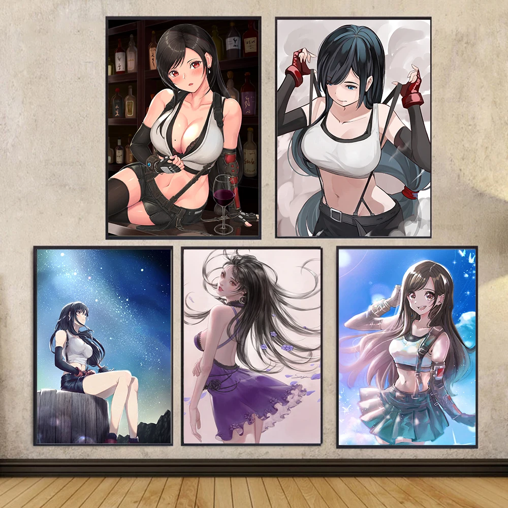 Tifa Lockhart Sexy Girl Kawai Canvas Painting Cartoon Game Anime Final Fantasy Art Poster And Print For Living Room Home Decor
Tifa Lockhart Sexy Girl Kawai Canvas Painting Cartoon Game Anime Final Fantasy Art Poster And Print For Living Room Home Decor