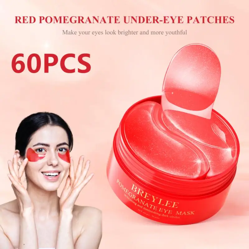 60pcs Collagen Eye Mask Red Pomegranate Eye Patches For Dark Circle Hydrating Eye Patch Anti-Wrinkles Nourishing Korean Cosmetic
60pcs Collagen Eye Mask Red Pomegranate Eye Patches For Dark Circle Hydrating Eye Patch Anti-Wrinkles Nourishing Korean Cosmetic