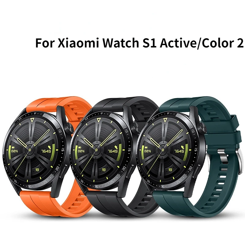 Ремешок силиконовый для смарт-часов Xiaomi Watch S1 Active/Color 2, браслет для Huawei Watch GT 2 GT3 Pro, 22 мм
Ремешок силиконовый для смарт-часов Xiaomi Watch S1 Active/Color 2, браслет для Huawei Watch GT 2 GT3 Pro, 22 мм