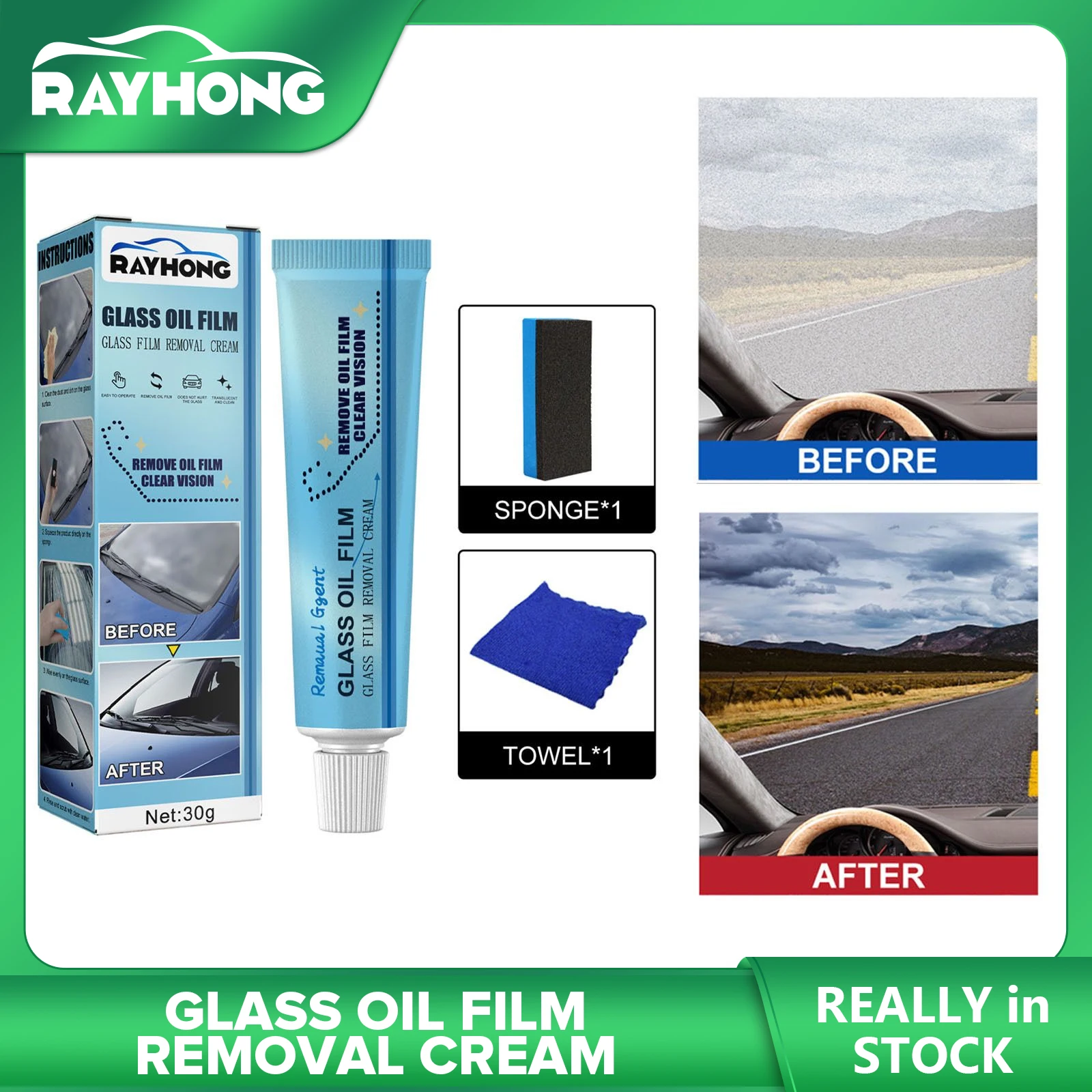 Glass Oil Film Remover Paste Auto Car Front Windshield Window Glass Polishing Degreaser Cleaner Decontamination Rainproof Tools
Glass Oil Film Remover Paste Auto Car Front Windshield Window Glass Polishing Degreaser Cleaner Decontamination Rainproof Tools