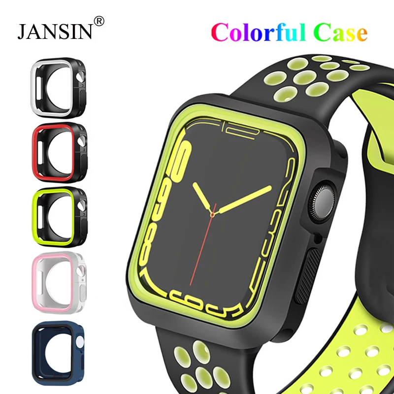 Силиконовый чехол для Apple Watch, чехол 44 мм 40 мм 45 мм 41 мм, противоударный защитный бампер для Apple Watch 42 мм 38 мм SE 7 6 5 4
Силиконовый чехол для Apple Watch, чехол 44 мм 40 мм 45 мм 41 мм, противоударный защитный бампер для Apple Watch 42 мм 38 мм SE 7 6 5 4