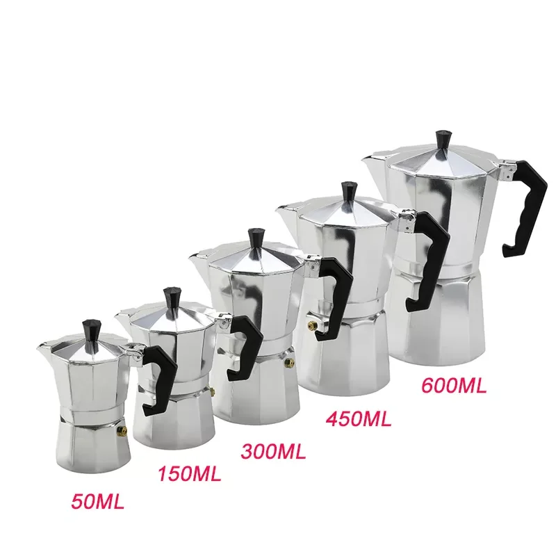 Coffee Maker Aluminum Mocha Espresso Percolator Pot Coffee Maker Moka Pot 1cup/3cup/6cup/9cup/12cup Stovetop Coffee Maker
Coffee Maker Aluminum Mocha Espresso Percolator Pot Coffee Maker Moka Pot 1cup/3cup/6cup/9cup/12cup Stovetop Coffee Maker