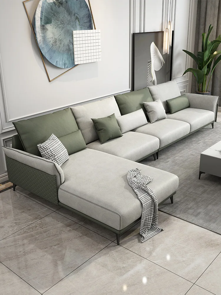 Light luxury waterproof anti-fouling anti-scratch technology cloth sofa Nordic living room corner concubine combination sofa
Light luxury waterproof anti-fouling anti-scratch technology cloth sofa Nordic living room corner concubine combination sofa