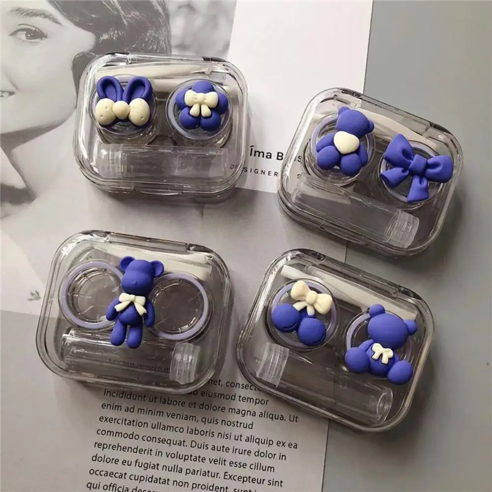 Blue Cute Little Bear Bow Contact Lens Box Simple INS Women Portable Contact Lens Care Box
Blue Cute Little Bear Bow Contact Lens Box Simple INS Women Portable Contact Lens Care Box