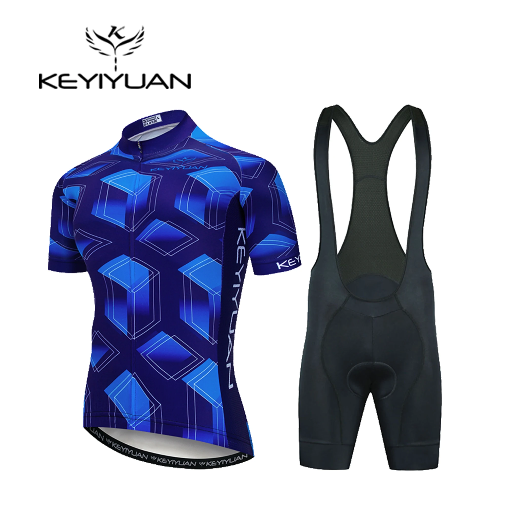 KEYIYUAN 2023 New Blue Rectangle Summer Slim Fit Lightweight Breathable Mesh MTB Cycling Short Bib Sets KYY020
KEYIYUAN 2023 New Blue Rectangle Summer Slim Fit Lightweight Breathable Mesh MTB Cycling Short Bib Sets KYY020