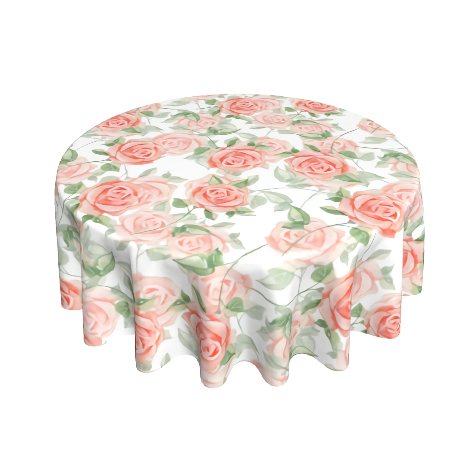 Watercolor Pink Roses Tablecloth Round 60 Inch with Dust-Proof Wrinkle Resistant Waterproof Decorative Table Cover
Watercolor Pink Roses Tablecloth Round 60 Inch with Dust-Proof Wrinkle Resistant Waterproof Decorative Table Cover