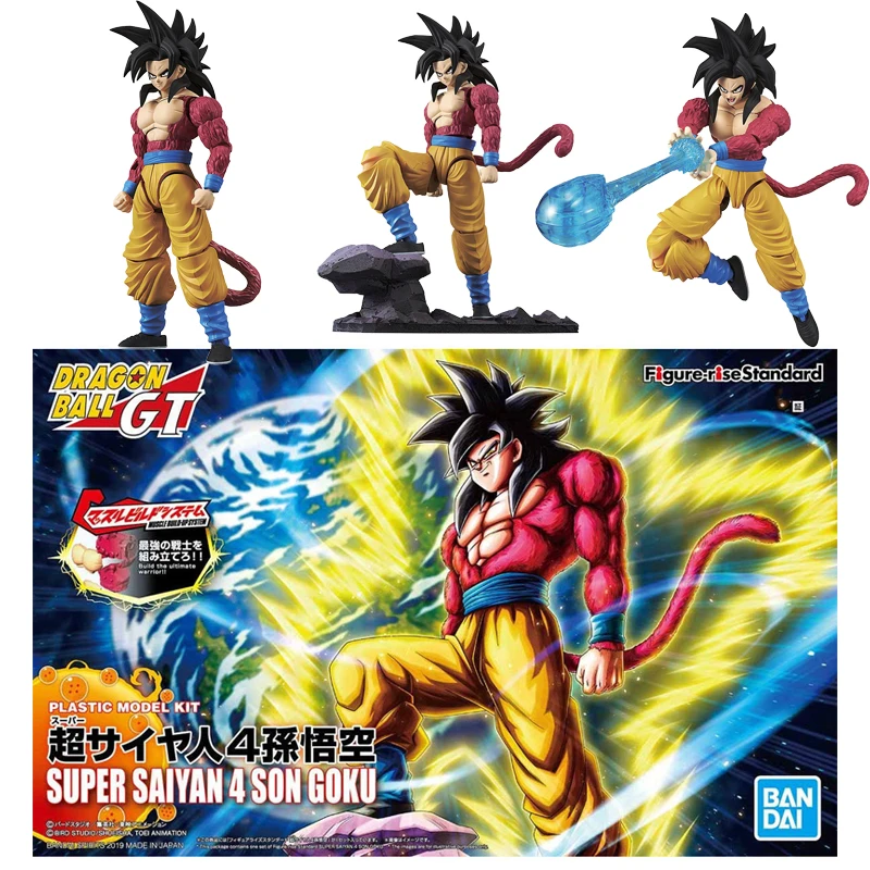 Original BANDAI Figure-rise Anime Dragon Ball Z Son Goku Super Saiyan 4 Assembly Model Anime Action Figures Toys for Children
Original BANDAI Figure-rise Anime Dragon Ball Z Son Goku Super Saiyan 4 Assembly Model Anime Action Figures Toys for Children