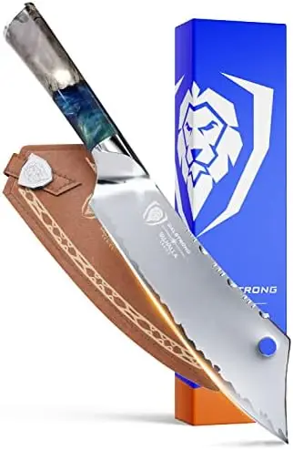 Knife - 8 inch - Valhalla Series - Premium 9CR18MOV HC Steel - Celestial Resin & Wood Handle - Kitchen Knife - Professiona Sus
Knife - 8 inch - Valhalla Series - Premium 9CR18MOV HC Steel - Celestial Resin & Wood Handle - Kitchen Knife - Professiona Sus