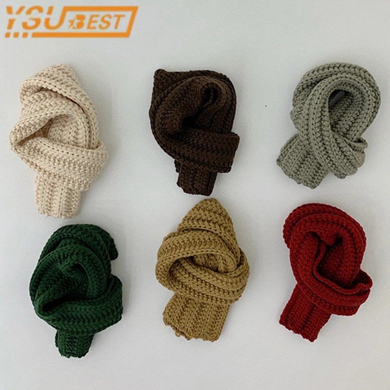 Korean Style Children's Solid Color Scarf Baby Warm Spring Winter Scarf Knitting Kids Scary
Korean Style Children's Solid Color Scarf Baby Warm Spring Winter Scarf Knitting Kids Scary