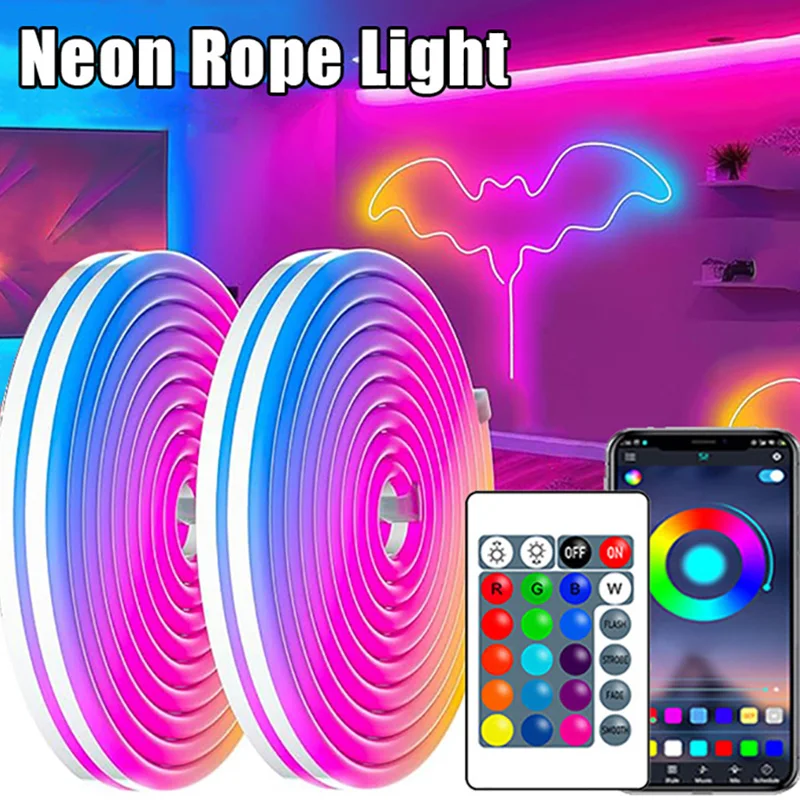 RGB неоновая лента Adiodo 1/2/3/5 м водонепроницаемая
RGB неоновая лента Adiodo 1/2/3/5 м водонепроницаемая