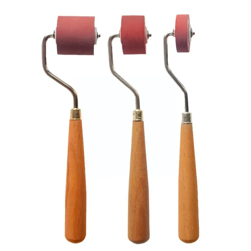 Roller Rubber Brayer Stamping Rollers Ink Printmaking Wallpaper Printing Tools Brush Stamping Brayers Tool Painting Student K4P0
Roller Rubber Brayer Stamping Rollers Ink Printmaking Wallpaper Printing Tools Brush Stamping Brayers Tool Painting Student K4P0
