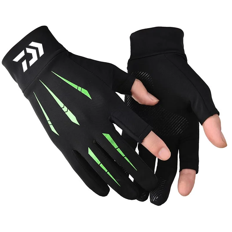 Summer Ice Silk Sunscreen Fishing Gloves Two-Finger Men's Breathable Outdoor Cycling Non-Slip Touch Screen Half Finger Gloves
Summer Ice Silk Sunscreen Fishing Gloves Two-Finger Men's Breathable Outdoor Cycling Non-Slip Touch Screen Half Finger Gloves