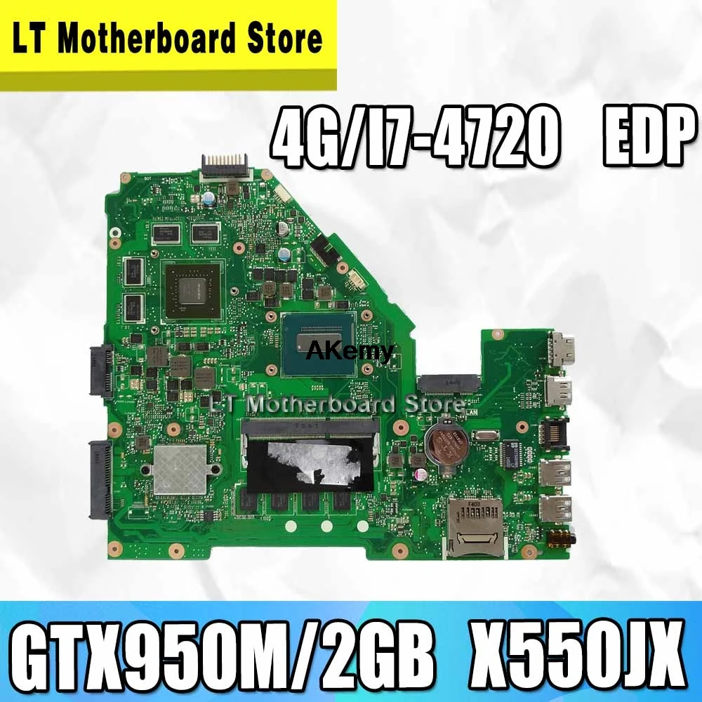 Системная плата X550JX MB._ 4G/I7-4720HQ/AS GTX950M 2GB для Asus X550JK X550JD ZX50J X550J A550J FX50J FX50J X550JF
Системная плата X550JX MB._ 4G/I7-4720HQ/AS GTX950M 2GB для Asus X550JK X550JD ZX50J X550J A550J FX50J FX50J X550JF