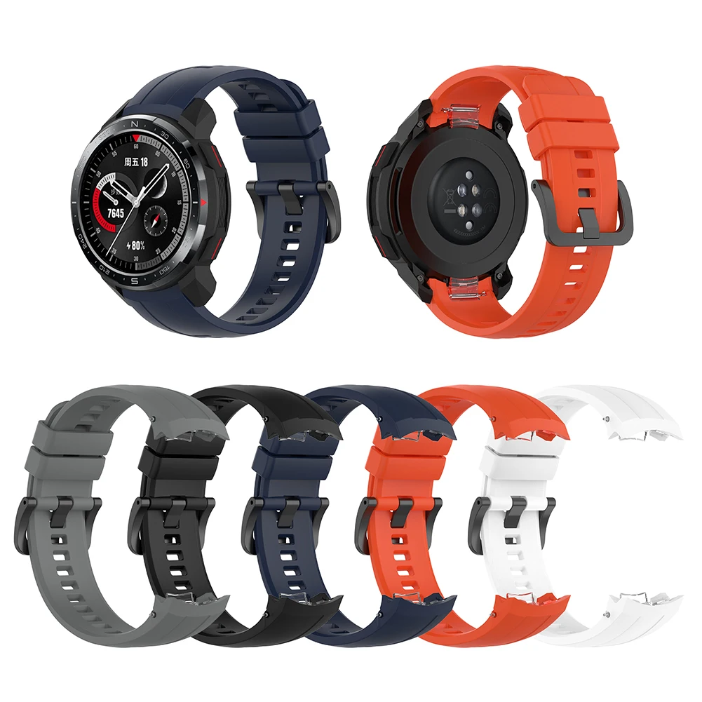 Silicone Replacement Smart Watch Band Solid Color Wrist Strap for Honor GS Pro Convenient Replace Watch Accessories
Silicone Replacement Smart Watch Band Solid Color Wrist Strap for Honor GS Pro Convenient Replace Watch Accessories