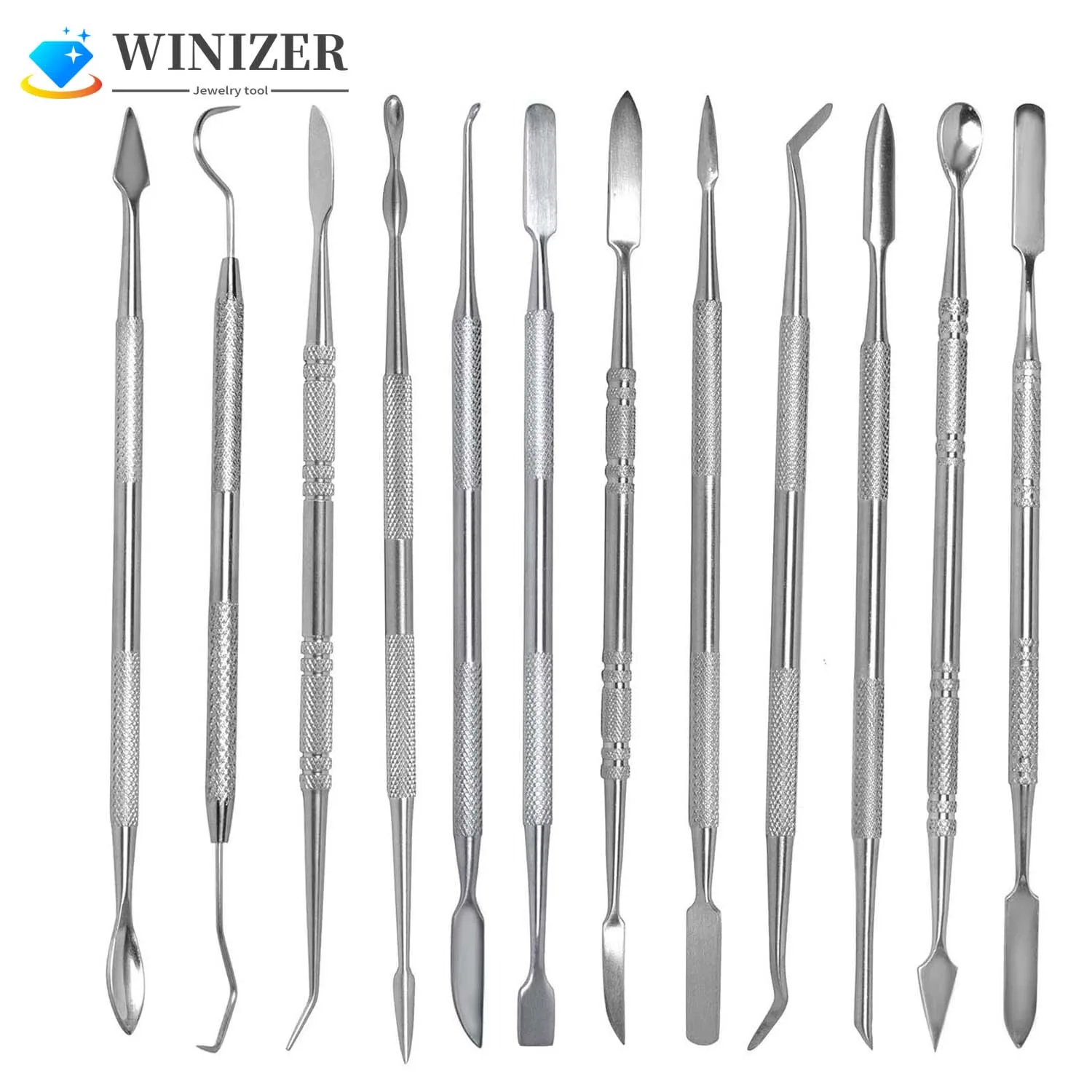 12PCS Wax Carvers Tools Stainles Steel Double Ended Wax Scoop Sculpting and Clay Carving Tool Dental Wax Modeling Sculpting Tool
12PCS Wax Carvers Tools Stainles Steel Double Ended Wax Scoop Sculpting and Clay Carving Tool Dental Wax Modeling Sculpting Tool