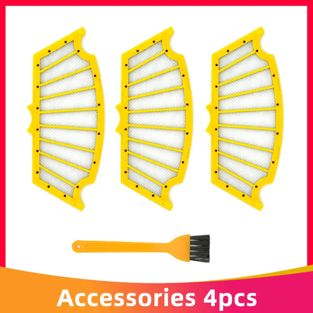 3Pcs Hepa Filter for iRobot Roomba 500 Series 521 531 535 540 551 555 561 PET 581 595 Robotic Vacuum Cleaner Replacements Parts
3Pcs Hepa Filter for iRobot Roomba 500 Series 521 531 535 540 551 555 561 PET 581 595 Robotic Vacuum Cleaner Replacements Parts