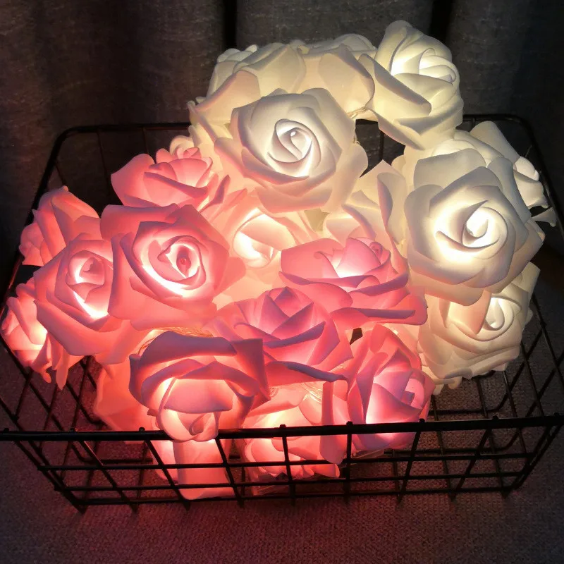 Rose Garland Artificial Flower Bouquet String Lamp Foam Rose Fairy Light for Valentine's Day Wedding Party Room Decor Aesthetic
Rose Garland Artificial Flower Bouquet String Lamp Foam Rose Fairy Light for Valentine's Day Wedding Party Room Decor Aesthetic