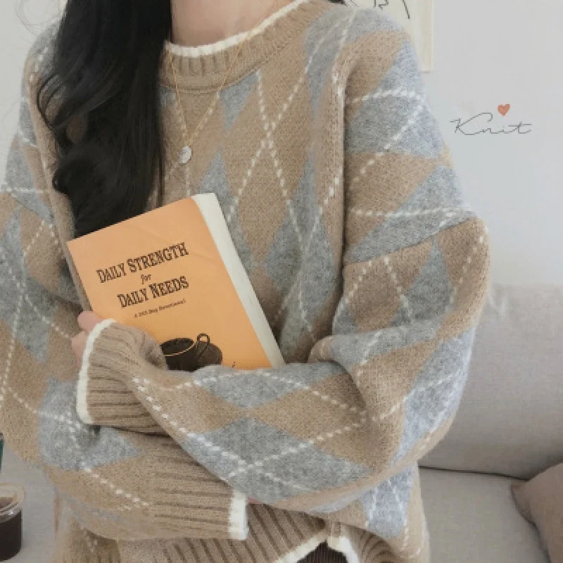 Women's Winter Lazy Pullover Sweater New Loose Korean Student's Thickened Warm Cardigans Sweaters
Women's Winter Lazy Pullover Sweater New Loose Korean Student's Thickened Warm Cardigans Sweaters