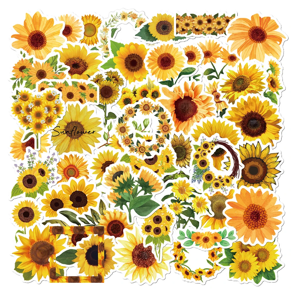 10/30/50pcs Cute Sunflower Stickers Flowers Daisy Decal Decoration DIY Phone Fridge Phone Suitcase Laptop Car Waterproof Sticker
10/30/50pcs Cute Sunflower Stickers Flowers Daisy Decal Decoration DIY Phone Fridge Phone Suitcase Laptop Car Waterproof Sticker