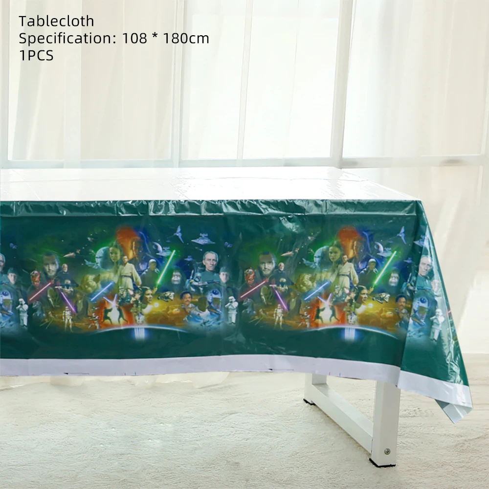 Disney Star Wars Theme Plastic Tablecloths Baby Shower Birthday Decorations Star Wars Disposable Tableware Table Cover
Disney Star Wars Theme Plastic Tablecloths Baby Shower Birthday Decorations Star Wars Disposable Tableware Table Cover