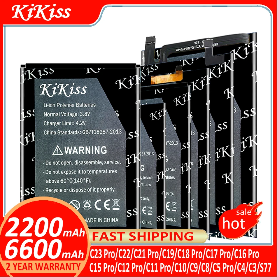 

KiKiss Battery For Oukitel C23 Pro/C22/C21 Pro/C19/C18 Pro/C17 Pro/C16 Pro/C15 Pro/C12 Pro/C11 Pro/C10/C9/C8/C5 Pro/C4/C3/S77