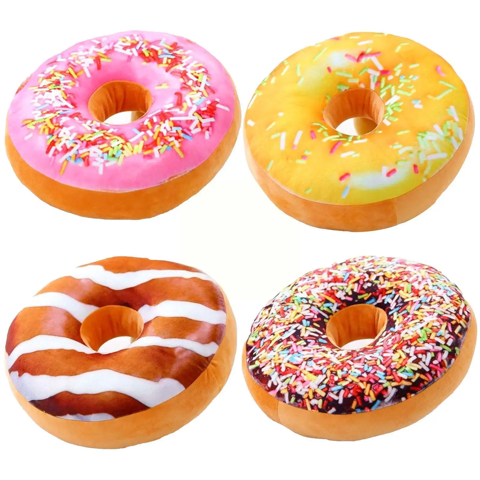1pc Doughnut Soft Plush Cover Round Throw Pillow Cushion Toys Soft Food Shaped Pad For Couch Chair Floor So L1p5
1pc Doughnut Soft Plush Cover Round Throw Pillow Cushion Toys Soft Food Shaped Pad For Couch Chair Floor So L1p5