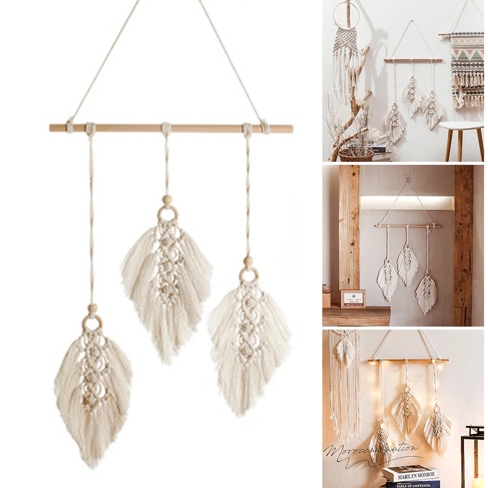 Nordic Tapestry DIY Hand-woven Feather Rope Cotton Bohem Wall Decoration Decor Tapestry Wall Hanging Room Decor J99S
Nordic Tapestry DIY Hand-woven Feather Rope Cotton Bohem Wall Decoration Decor Tapestry Wall Hanging Room Decor J99S