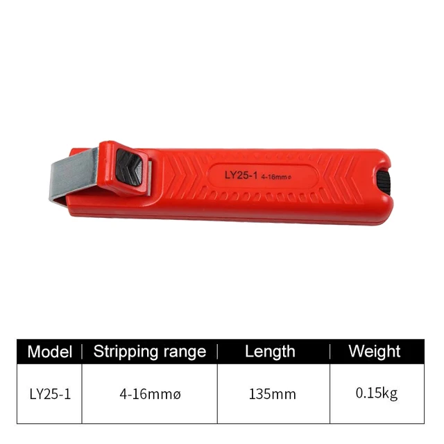 Electrician Wire Stripper Wire Stripper Hand Stripping Tool For PTFE Cable Adjustable Cutting Depth PVC Round Cable Strippers
Electrician Wire Stripper Wire Stripper Hand Stripping Tool For PTFE Cable Adjustable Cutting Depth PVC Round Cable Strippers