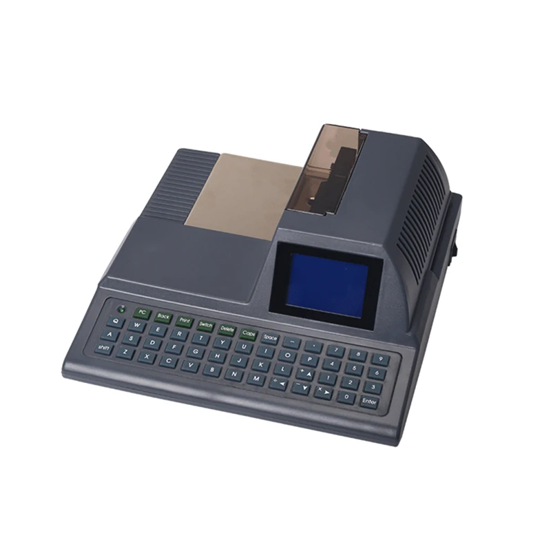 DY-2015 Fully Automatic Full Keyboard Check Printer Check Writer Small English Electronic Bank Counter Standard Check Printer
DY-2015 Fully Automatic Full Keyboard Check Printer Check Writer Small English Electronic Bank Counter Standard Check Printer