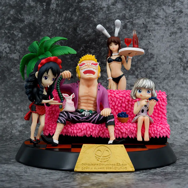 One Piece 18cm Anime Figure GK Donquixote Family Doflamingo Q Version Scene Statue PVC Action Figurine Collectible Model Toys
One Piece 18cm Anime Figure GK Donquixote Family Doflamingo Q Version Scene Statue PVC Action Figurine Collectible Model Toys