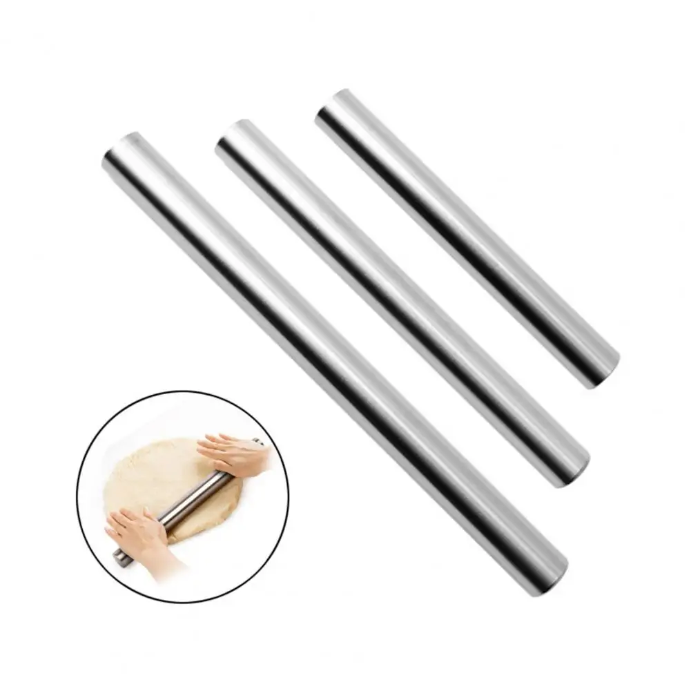 Durable Rolling Pin Anti-rust Kitchen Rolling Pin Not Sticky Non-stick Surface Pastas Dough Rolling Pin Labor-saving
Durable Rolling Pin Anti-rust Kitchen Rolling Pin Not Sticky Non-stick Surface Pastas Dough Rolling Pin Labor-saving