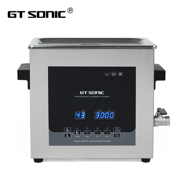 GT SONIC-D6 6L stainless steel bath sonicator for laboratory equipment ultrasonic cleaner
GT SONIC-D6 6L stainless steel bath sonicator for laboratory equipment ultrasonic cleaner