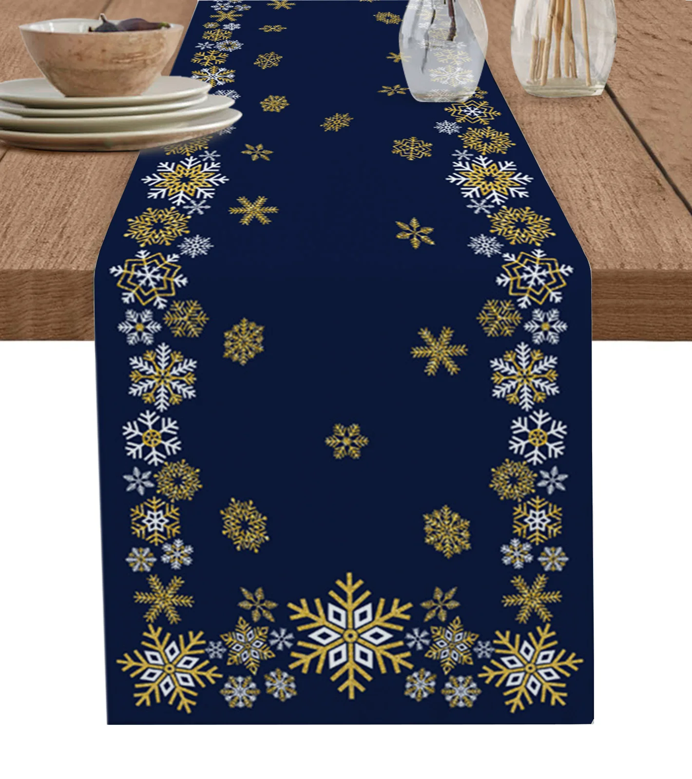 Home Decor Table Runner Wedding Decoration Tablecloth Kitchen Table RunnersChristmas Winter Snow Blue Gold
Home Decor Table Runner Wedding Decoration Tablecloth Kitchen Table RunnersChristmas Winter Snow Blue Gold