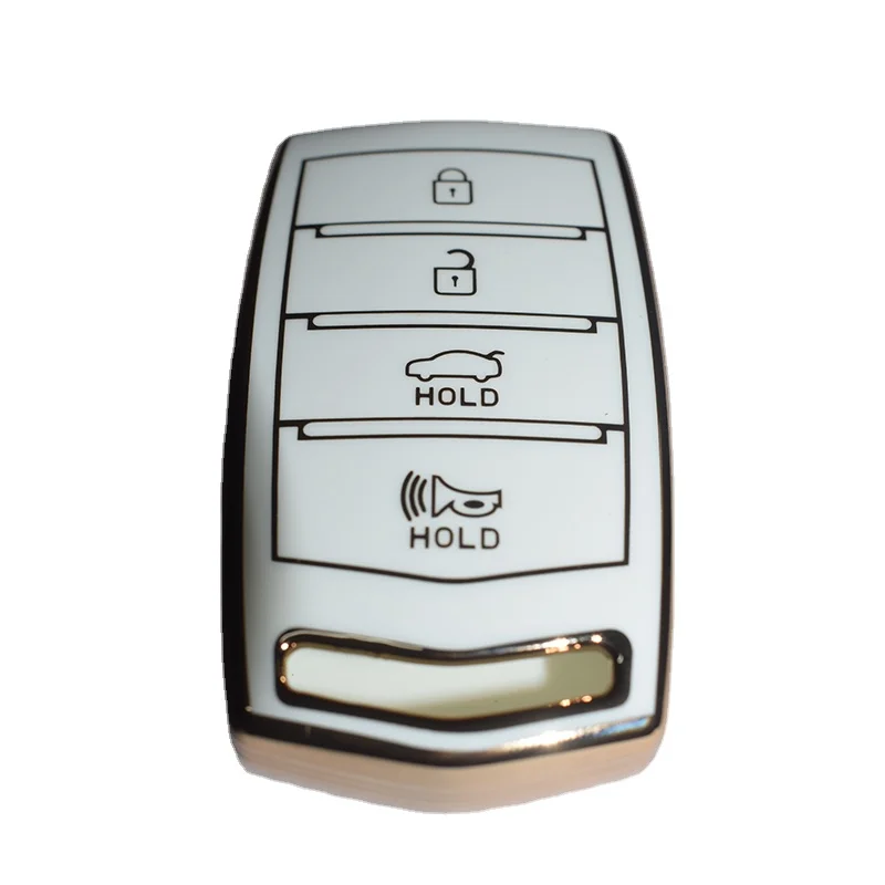 4 Button Tpu Car Key Case Cover for Hyundai Genesis 2017 2018 2019 2020 G70 G80 G90 Key Cover Car Accessories Keychain Keyring
4 Button Tpu Car Key Case Cover for Hyundai Genesis 2017 2018 2019 2020 G70 G80 G90 Key Cover Car Accessories Keychain Keyring