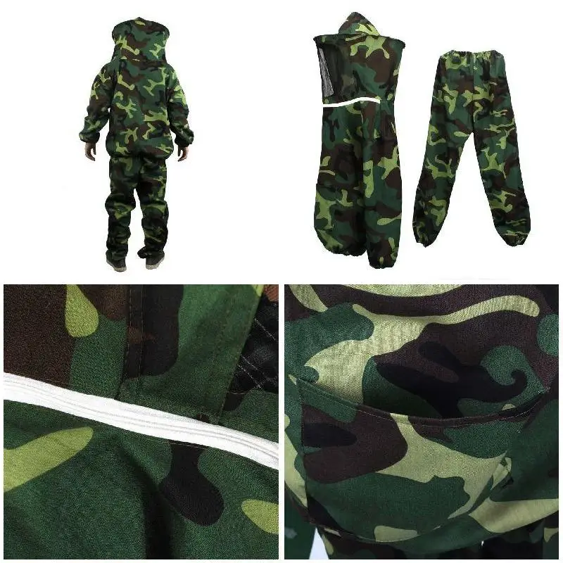 Nylon Mask Bee Protecting Dress Camouflage Beekeeping Suit Protective Equipment Men's Clothing Large Size Xl
Nylon Mask Bee Protecting Dress Camouflage Beekeeping Suit Protective Equipment Men's Clothing Large Size Xl