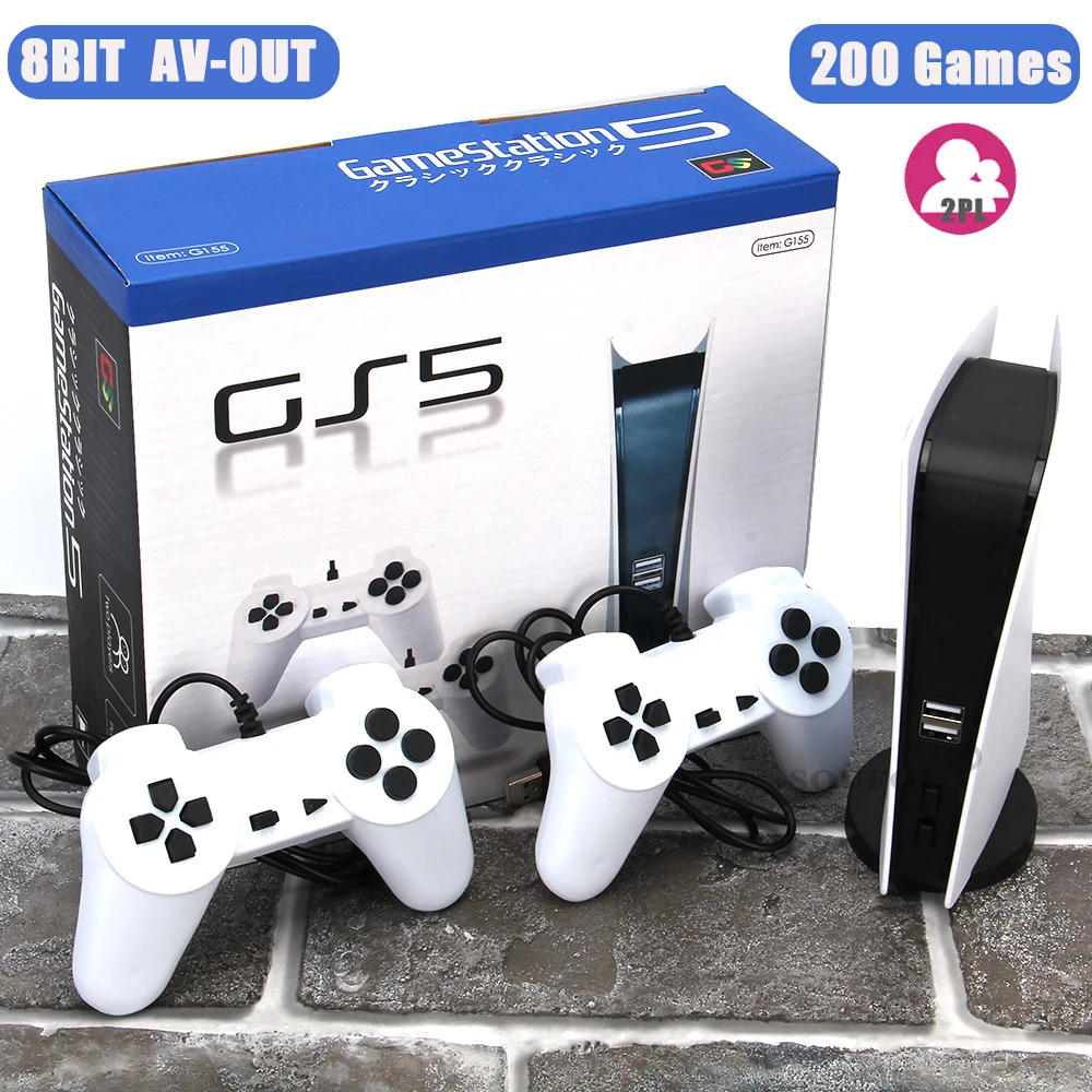Игровая станция 5 Игровая приставка с 200 классическими играми 8 бит GS5 TV Consola Ретро USB Проводная портативная игровая приставка AV выход
Игровая станция 5 Игровая приставка с 200 классическими играми 8 бит GS5 TV Consola Ретро USB Проводная портативная игровая приставка AV выход