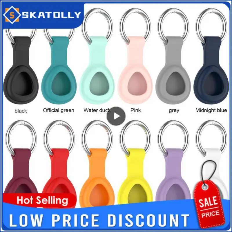 1~5PCS for Apple Airtag silicone protective case with keychain for airtag tracker accessoreis Waterproof Anti-lost Holder
1~5PCS for Apple Airtag silicone protective case with keychain for airtag tracker accessoreis Waterproof Anti-lost Holder