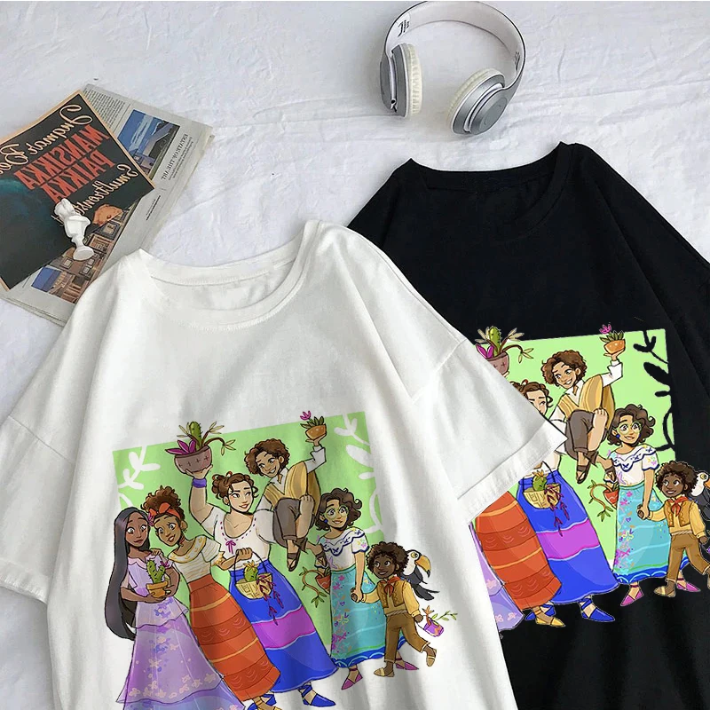 Disney Encanto Printed Cute T Shirts For Women Summer Short Sleeve Casual Loose White O-neck Tshirt Female Clothes Tops Tee
Disney Encanto Printed Cute T Shirts For Women Summer Short Sleeve Casual Loose White O-neck Tshirt Female Clothes Tops Tee