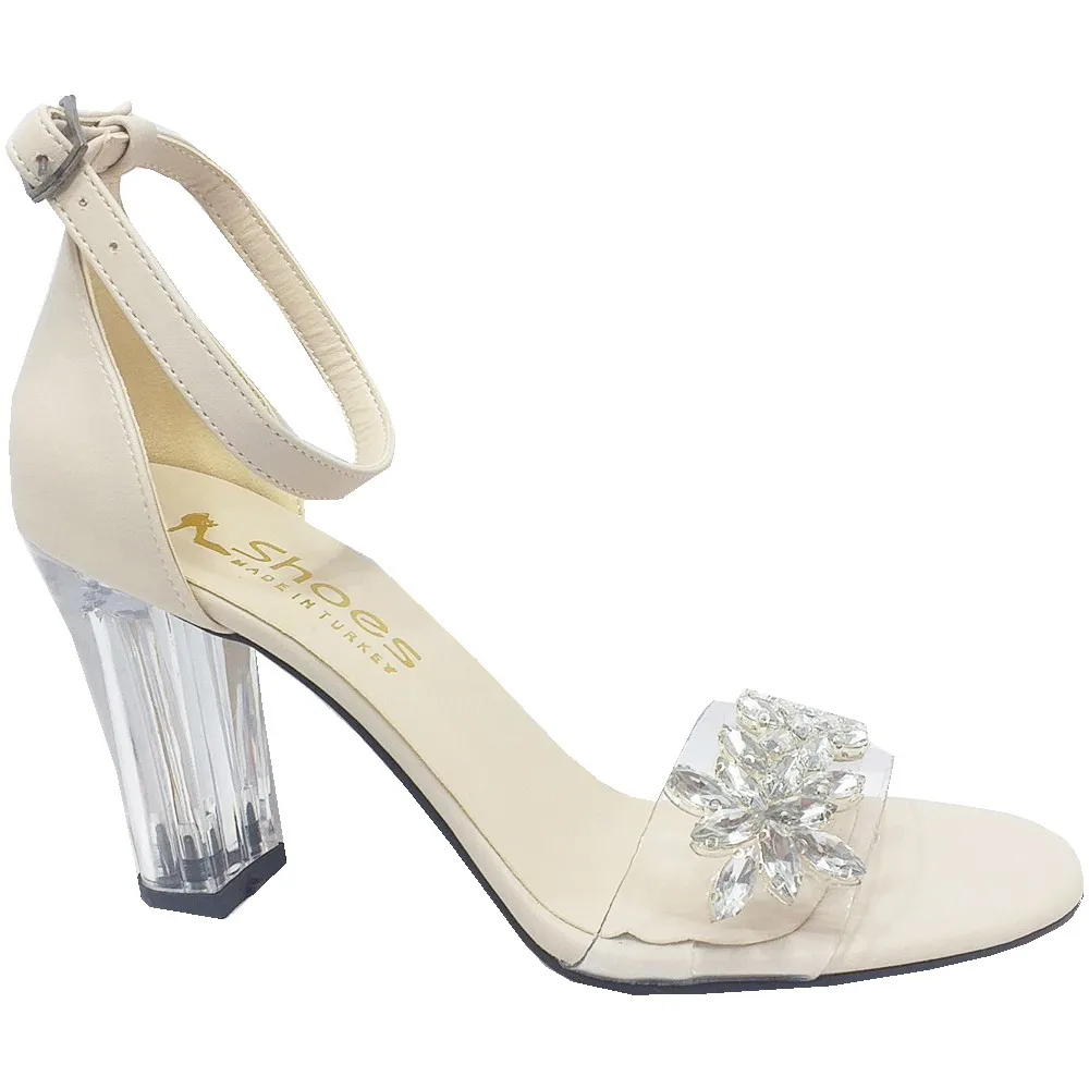 Модные прозрачные женские тапочки Dorlie на высоком каблуке 
Модные прозрачные женские тапочки Dorlie на высоком каблуке