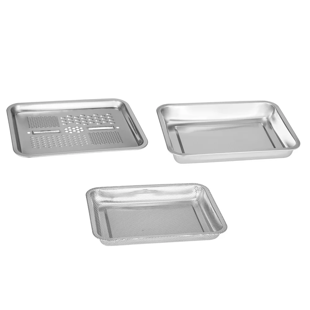 1 Set Draining Plate Stainless Steel Grater Plate Multi-functional Chopping Plate
1 Set Draining Plate Stainless Steel Grater Plate Multi-functional Chopping Plate