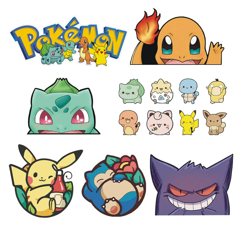 Anime Pokemon Sticker Pikachu Bulbasaur Squirtle Luminous Car Sticker Scratch Cover Door Sticker Cartoon Cute Creative Sticker
Anime Pokemon Sticker Pikachu Bulbasaur Squirtle Luminous Car Sticker Scratch Cover Door Sticker Cartoon Cute Creative Sticker