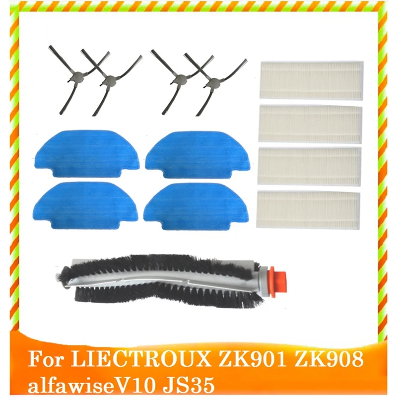 Replacement Accessories For LIECTROUX ZK901 ZK908 Alfawisev10 JS35 Vacuum Cleaner Main Side Brush Filter Mop Cloth
Replacement Accessories For LIECTROUX ZK901 ZK908 Alfawisev10 JS35 Vacuum Cleaner Main Side Brush Filter Mop Cloth