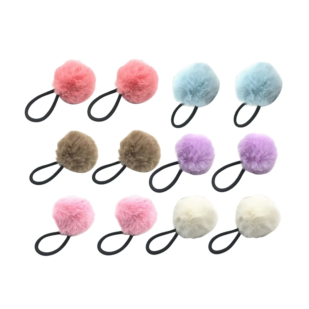 12 Pcs Fluffy Ball Shaped Hair Band Hair Ties Ponytail Holders Elastic Band Bracelet Styling Accessories Pony Tail Elastics
12 Pcs Fluffy Ball Shaped Hair Band Hair Ties Ponytail Holders Elastic Band Bracelet Styling Accessories Pony Tail Elastics