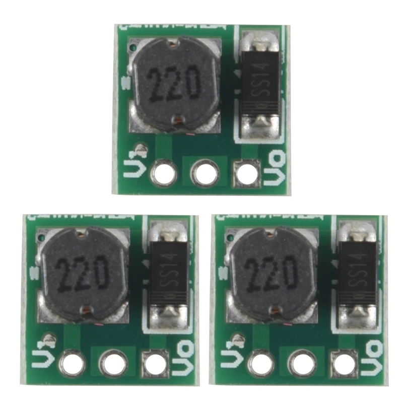 3X 0.9-5V To 5V DC-DC Step-Up Power Module Voltage Boost Converter Board 1.5V 1.8V 2.5V 3V 3.3V 3.7V 4.2V To 5V Green
3X 0.9-5V To 5V DC-DC Step-Up Power Module Voltage Boost Converter Board 1.5V 1.8V 2.5V 3V 3.3V 3.7V 4.2V To 5V Green