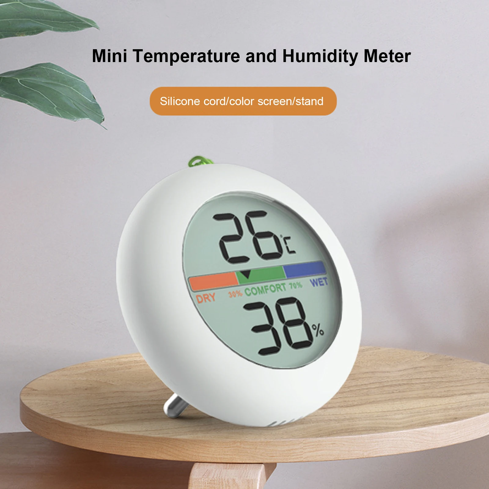 Temperature Humidity Meter LCD Digital Thermometer Hygrometer Indoor Home Office Desktop Table Monitor Weather Station
Temperature Humidity Meter LCD Digital Thermometer Hygrometer Indoor Home Office Desktop Table Monitor Weather Station
