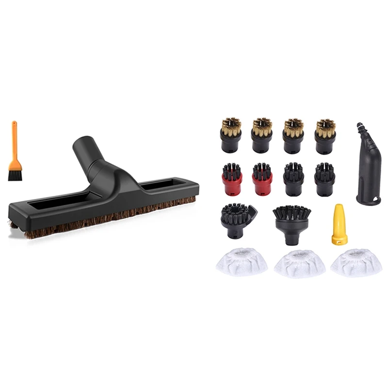 Replacement for Smooth Floor Brush Horsehair Universal Vacuum Cleaner Brush Head with Steam Nozzle Small Round Brushes
Replacement for Smooth Floor Brush Horsehair Universal Vacuum Cleaner Brush Head with Steam Nozzle Small Round Brushes